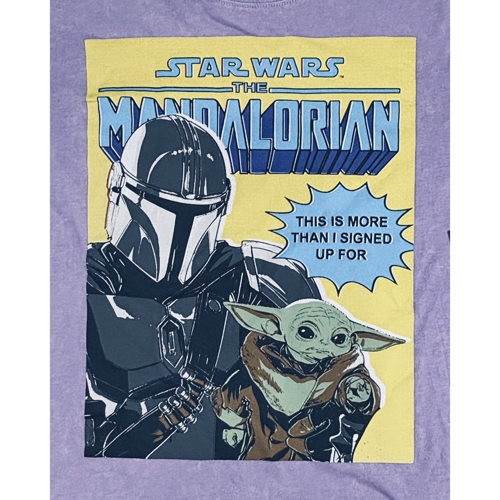 Star Wars The Mandalorian Grogu T-Shirt Women’s XXL Graphic Tee Short Sleeve